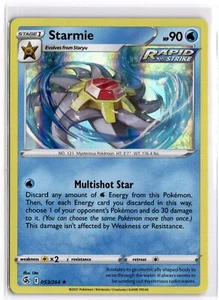 Pokemon TCG Starmie Fusion Strike 053/264 Holo selten NM/M - Bild 1 von 1