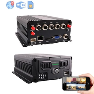 WIFI GPS 4G SIM 1080P 4TB HDD Drive Car DVR MDVR Video Record APP monitor - Picture 1 of 7