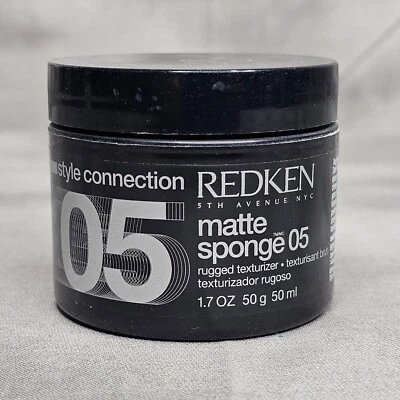 Redken Matte Sponge 05 modelador texturizador robusto 1,7 oz NOVO, descontinuado - Imagem 1 de 4