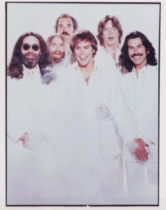 The Greatful Dead 1970's era posing in white outfits vintage 8x10 inch photo - Picture 1 of 1