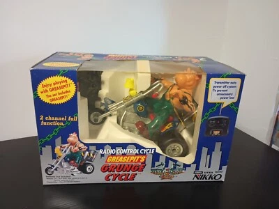 Vintage 1994 RC Nikko Biker Mouse From Mars GreasePit's Grunge Cycle mit Box - Bild 1 von 4
