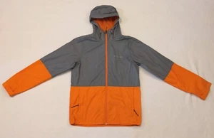 Columbia Women's Orange/Gray Zip Up Windbreaker Hooded Jacket Coat Size Small - Bild 1 von 6