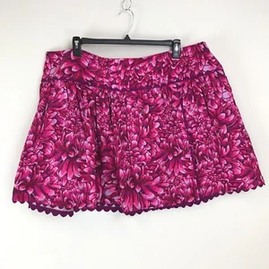 NEW Kika Vargas x Target Mum Floral Scallop Edge Mini Skirt Women's Plus 20W/22W - Picture 1 of 12