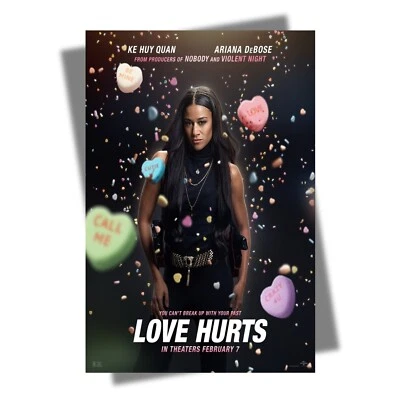 Love Hurts - Action Movie Poster Ariana DeBose  Matthew Murray T854 - Image 1 of 4
