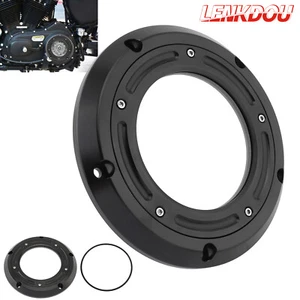 Clear Derby Cover w/ Gasket For Harley Touring Road Glide Road King Dyna Softail - Picture 1 of 8