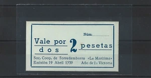 GUERRA CIVIL  TARRAGONA TORREDEMBARRA SOC COOP LA MARITIMA  RARO NO RESEÑADO - Foto 1 di 1