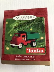 Hallmark Keepsake Ornament Tonka Dump Truck 2000 QX6681 Red - Picture 1 of 2