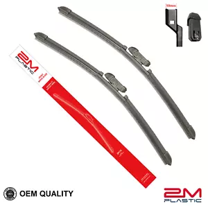 Front Windshield Wiper Blades For TESLA S 2011-2021 28" 18" All Season - Foto 1 di 4