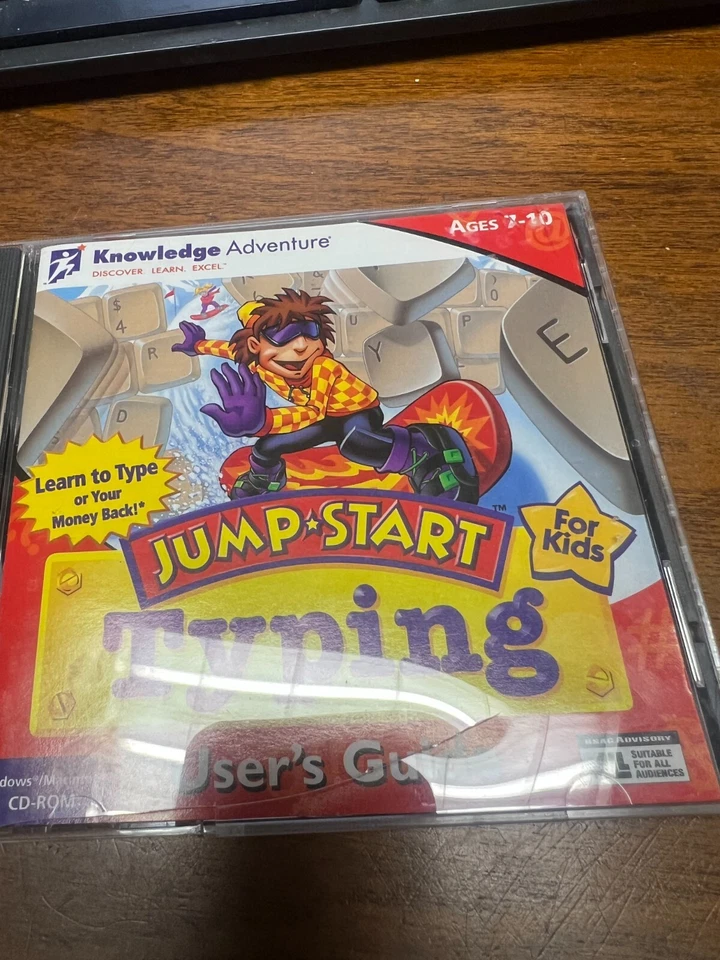 Jump Start Typing CD ROM Windows 98/Me/2000/XP, Mac OS 8.6/9.2.1/10.1 - Image 1 of 1
