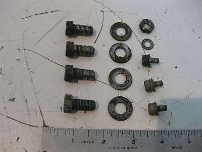 1971 KAWASAKI G4TRA G4 TR 100 TRAIL BOSS VINTAGE SILENCIADOR ESCUDO TÉRMICO HARDWARE - Imagem 1 de 4