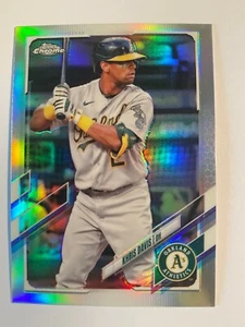 2021 Topps Chrome Refractor #216 Khris Davis         - Picture 1 of 1