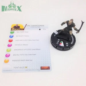 Heroclix The Hobbit: An Unexpected Journey set Orc Swordsman #003 figure w/card - Picture 1 of 1