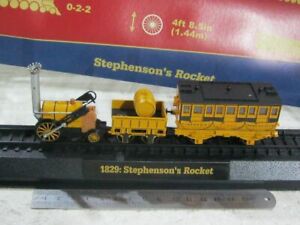 Brand New Steam Train 1829: Stephenson's Rocket Static Display 3D Plastic Model