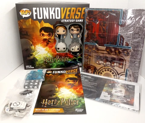 Funko Pop! Harry Potter #100 Funkoverse Strategy Game Board Game with 4 Pops! Cover