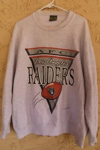 Vintage '90s  Los Angeles Raiders NFL-AFC Sweatshirt size XL - Picture 1 of 3