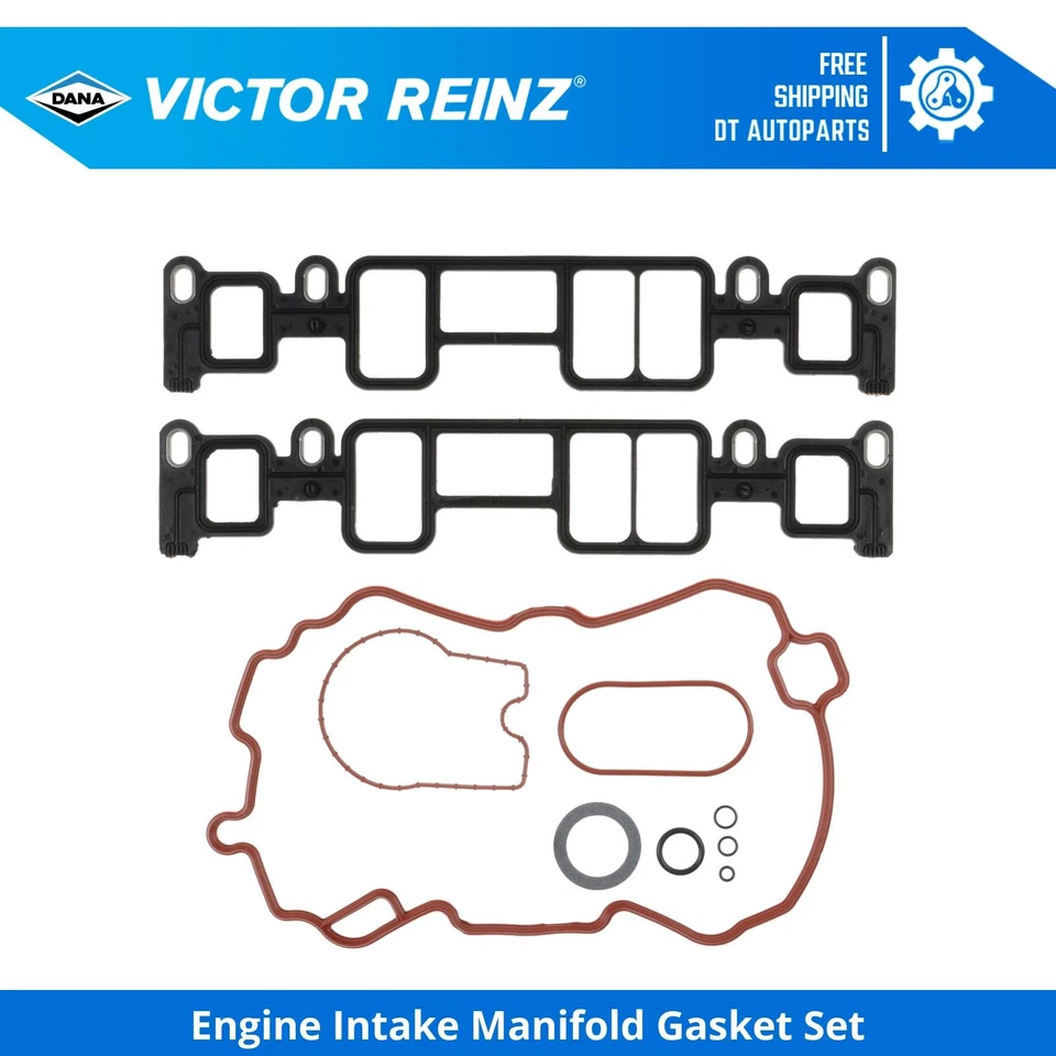 For 96-06 Chevrolet Express 1500 4.3L Intake Manf Gkt Set Lwr  Upr Victor R - Image 1 of 1