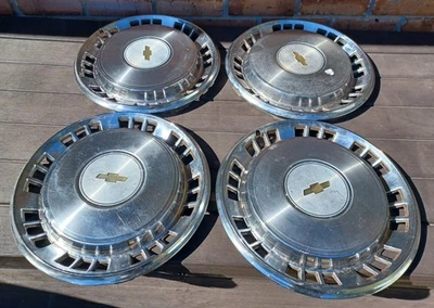 Chevy 1980-85 hub caps HUB CAP lot of 4 set Impala Caprice 80 81 82 83 84 1985 - Image 1 of 4