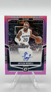 2024-25 Panini Donruss Optic - Signature Series Jaylen Nowell #SS-NOW Pink /20 - Bild 1 von 2