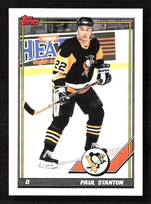 Paul Stanton 1991-92 Topps #339 Pittsburgh Penguins - Image 1 of 2