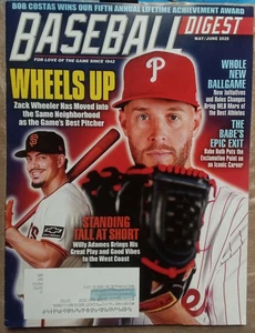 Baseball Digest Magazine 2025 - Zack Wheeler- Willy Adames Brand New. Bob Costas - Picture 1 of 1