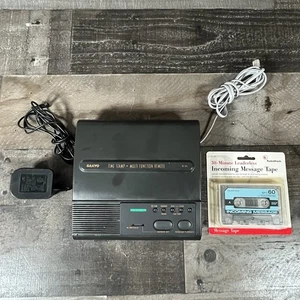 Sanyo Telefon Anrufbeantworter Microcassette TAS346 mit Nachrichtenkassette - Bild 1 von 10