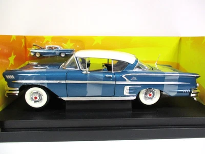 ERTL - AMERICAN MUSCLE - CHEVROLET IMPALA 1958 - 1/18 - DIECAST 1/64 Foto 1 de 4