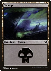 MTG Magic THB Theros Beyond Death - 1x EN NM 283 C Swamp - Bild 1 von 1
