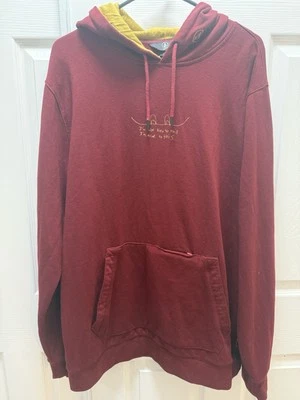 Volcom Hoodie XL Maroon Snowboarding Graphic - Image 1 of 4