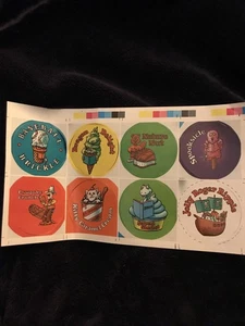 8 Vintage Eis Aufkleber, siehe Bilder, 90’er Jahre - Bild 1 von 4