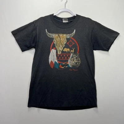 Vintage 90s Single Stitch Graphic Tee New Mexico Souvenir Tee Adult Large - Image 1 of 4