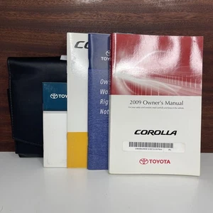 2009 Toyota Corolla Owner's Manual w/ Factory Case - Picture 1 of 1