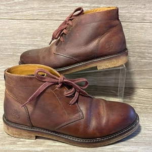 Timberland Herren Braun Leder Chukka Boots Stiefeletten UK 6,5 EU 40 - Bild 1 von 13
