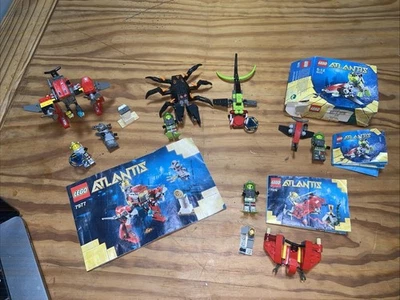 LEGO Atlantis  (7977) Seabed Strider, (7976) Ocean speeder (8056) Monster Crab - Image 1 of 4