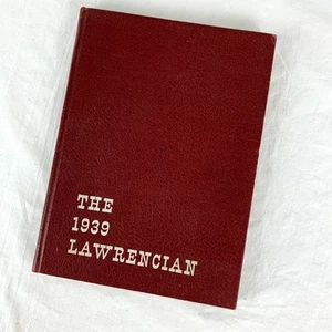 1939 Lawrencian Yearbook Lawrence NY HC Annual Lots of Inscriptions Signatures - Picture 1 of 15