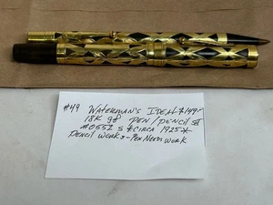 Waterman’s Ideal 18k Gold Filled Pen & Pencil #0552 1925 - Bild 1 von 12