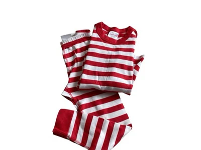 Девочки размер 5, Ханна Андерсон, красный и белый пижамы - Изображение 1 из 2