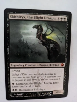 Skithiryx, the Black Dragon Scars of Mirrodin MTG NM Free ship with tracking - Image 1 of 2