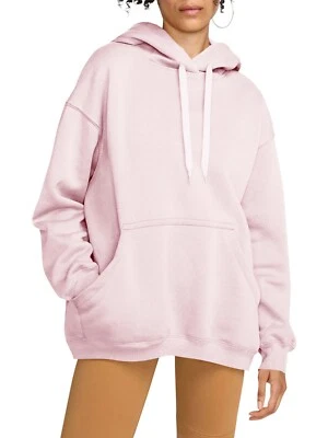 Sudadera con capucha de gran tamaño de peso pesado para mujer Pullover polar Essentials XS-5XL Foto 1 de 2