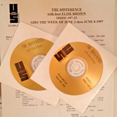 RADIO SHOW: DIFFERENCE w/ELISE BROWN 6/2/97 B-52s, DAVID BOWIE, COLLECTIVE SOUL - Image 1 of 2