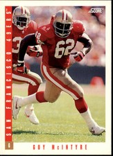 1993 Score Football Card #284 Guy McIntyre