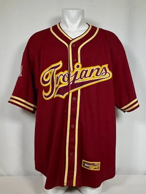 USC Trojans NCAA Colosseum Red Baseball Jersey Men's XXL - Image 1 of 4