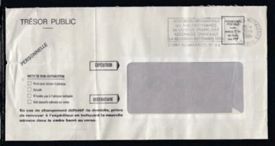 REUNION Commercial Cover Saint Denis Messageries 25-9-1984 Cancel - Image 1 of 2