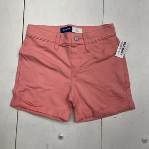 Old Navy Pink French Terry Shorts Girls Size Large (10-12) NEW - Picture 1 of 6