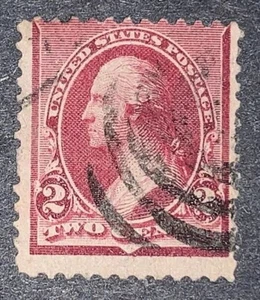 Travelstamps: US Stamp Scott #219D 1890 George Washington 2c Used NG - Picture 1 of 7