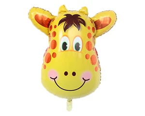 32" Giraffe Balloon - Jungle Safari Animal Party Balloons - Birthday - Picture 1 of 3