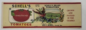 LABEL Can Schell Tomatoes Powell Missouri - Picture 1 of 1