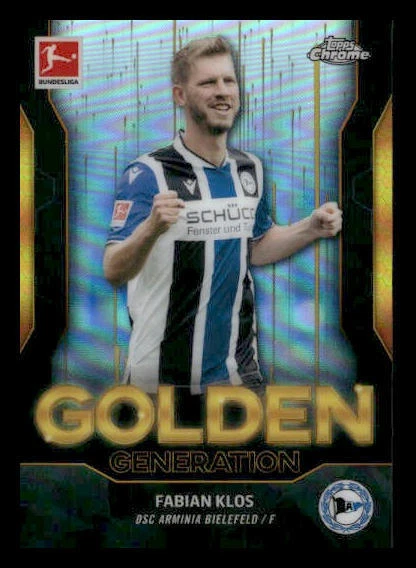 2021-22 Topps Bundesliga #GG-FK Fabian Klos Golden DSC Arminia Bielefeld - Image 1 of 2