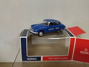 CITROEN DS 19 GENDARMERIE BOX apx 1:64 NOREV 3 INCHES (7,5cm) - Imagen 1 de 3