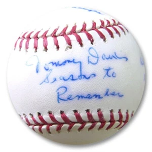 Tommy Davis Autographed MLB Baseball Dodgers "Seasons to Remember" PSA 5A82596 - Picture 1 of 7
