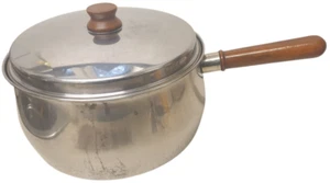 RARE Vintage '22cm' PRESTIGE Stainless Steel COPPER BOTTOMED Saucepan!! - Picture 1 of 7